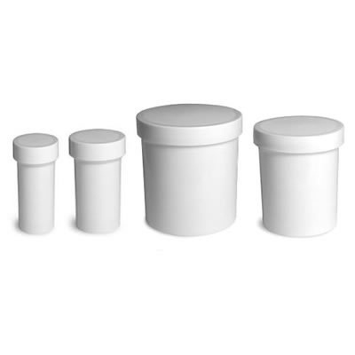 White Ointment Jar